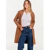 image:imageANRABESS Cardigan Sweater for Women Casual 2025 Fall Fashion Coat Long Sleeve Open Front Knit Coatigan OutwearCaramel