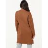 image:imageANRABESS Cardigan Sweater for Women Casual 2025 Fall Fashion Coat Long Sleeve Open Front Knit Coatigan OutwearCaramel