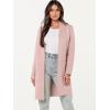 image:imageANRABESS Cardigan Sweater for Women Casual 2025 Fall Fashion Coat Long Sleeve Open Front Knit Coatigan OutwearPink