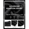 image:imageANRABESS Womens Cable Knit Sweaters Long Sleeve V Neck Sweater Tops Casual Pullover Polo Shirts 2025 Fall Fashion OutfitsBlack