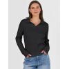 image:imageANRABESS Womens Cable Knit Sweaters Long Sleeve V Neck Sweater Tops Casual Pullover Polo Shirts 2025 Fall Fashion OutfitsBlack