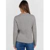 image:imageANRABESS Womens Cable Knit Sweaters Long Sleeve V Neck Sweater Tops Casual Pullover Polo Shirts 2025 Fall Fashion OutfitsGrey