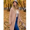 image:imageANRABESS Womens Long Cardigans Sweater 2025 Fall Dressy Casual Lapel Knit Warm Trench Coatigan Oversized Blazer Jacket CoatDeep Apricot