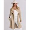 image:imageANRABESS Womens Long Cardigans Sweater 2025 Fall Dressy Casual Lapel Knit Warm Trench Coatigan Oversized Blazer Jacket CoatKhaki