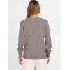 image:imageANRABESS Womens Long Sleeve Rolled Neck Casual Soft Lightweight Basic Pullover Sweater Top 2025 Fall Shirt Work OutfitsGrey Khaki