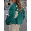 image:imageANRABESS Womens Oversized Sweaters 2025 Long Sleeve Fuzzy Knit Casual Chunky Pullover Sweater Fall Outfits ClothesDark Green