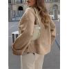 image:imageANRABESS Womens Oversized Sweaters 2025 Long Sleeve Fuzzy Knit Casual Chunky Pullover Sweater Fall Outfits ClothesKhaki  Light Camel