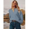 image:imageANRABESS Womens Oversized Sweaters 2025 Long Sleeve Fuzzy Knit Casual Chunky Pullover Sweater Fall Outfits ClothesLake Blue