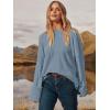 image:imageANRABESS Womens Oversized Sweaters 2025 Long Sleeve Fuzzy Knit Casual Chunky Pullover Sweater Fall Outfits ClothesLake Blue