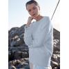 image:imageANRABESS Womens Oversized Sweaters 2025 Long Sleeve Fuzzy Knit Casual Chunky Pullover Sweater Fall Outfits ClothesLight Blue