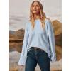 image:imageANRABESS Womens Oversized Sweaters 2025 Long Sleeve Fuzzy Knit Casual Chunky Pullover Sweater Fall Outfits ClothesLight Blue