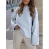 image:imageANRABESS Womens Oversized Sweaters 2025 Long Sleeve Fuzzy Knit Casual Chunky Pullover Sweater Fall Outfits ClothesLight Blue