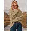 image:imageANRABESS Womens Oversized Sweaters 2025 Long Sleeve Fuzzy Knit Casual Chunky Pullover Sweater Fall Outfits ClothesLight Khaki  Yellow Tan