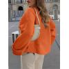image:imageANRABESS Womens Oversized Sweaters 2025 Long Sleeve Fuzzy Knit Casual Chunky Pullover Sweater Fall Outfits ClothesOrange