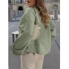 image:imageANRABESS Womens Oversized Sweaters 2025 Long Sleeve Fuzzy Knit Casual Chunky Pullover Sweater Fall Outfits ClothesSage Green