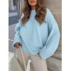 image:imageANRABESS Womens Oversized Sweaters 2025 Long Sleeve Fuzzy Knit Casual Chunky Pullover Sweater Fall Outfits ClothesSky Blue
