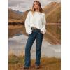 image:imageANRABESS Womens Oversized Sweaters 2025 Long Sleeve Fuzzy Knit Casual Chunky Pullover Sweater Fall Outfits ClothesWhite