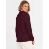 image:imageANRABESS Womens Polo V Neck Long Sleeve Sweaters Lightweight Dressy Casual Business Basic Knit Pullover Top 2026 Fall OutfitsRed