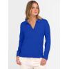 image:imageANRABESS Womens Polo V Neck Long Sleeve Sweaters Lightweight Dressy Casual Business Basic Knit Pullover Top 2026 Fall OutfitsRoyal Blue