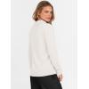 image:imageANRABESS Womens Polo V Neck Long Sleeve Sweaters Lightweight Dressy Casual Business Basic Knit Pullover Top 2026 Fall OutfitsWhite