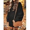 image:imageANRABESS Womens Sweater Dress Oversized Cable Knit Chunky Long Sleeve Short Dresses 2025 Fall Outfits Vacation Winter ClothesBlack