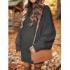 image:imageANRABESS Womens Sweater Dress Oversized Cable Knit Chunky Long Sleeve Short Dresses 2025 Fall Outfits Vacation Winter ClothesDeep Gray