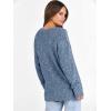 image:imageANRABESS Long Sleeve Shirts for Women V Neck Casual Fall Tops Loose Fit Lightweight Sweaters Tunic Fashion 2025 ClothesDark Blue
