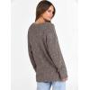 image:imageANRABESS Long Sleeve Shirts for Women V Neck Casual Fall Tops Loose Fit Lightweight Sweaters Tunic Fashion 2025 ClothesDeep Coffee