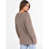 image:imageANRABESS Long Sleeve Shirts for Women V Neck Casual Fall Tops Loose Fit Lightweight Sweaters Tunic Fashion 2025 ClothesKhaki