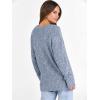 image:imageANRABESS Long Sleeve Shirts for Women V Neck Casual Fall Tops Loose Fit Lightweight Sweaters Tunic Fashion 2025 ClothesLight Blue