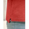 image:imageANRABESS Short Sleeve Sweater for Women Oversized Lightweight Casual Work Top Shirts Knit Crewneck 2026 Spring Summer OutfitsOrange