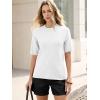 image:imageANRABESS Short Sleeve Sweater for Women Oversized Lightweight Casual Work Top Shirts Knit Crewneck 2026 Spring Summer OutfitsWhite