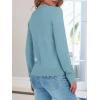image:imageANRABESS Sweaters for Women Loose Fit Lightweight Soft Dressy Scalloped Long Sleeve Pullover Tops 2026 Fall Casual OutfitsLight Blue