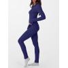 image:imageANRABESS Thermal Underwear for Women Long Johns Fleece Lined Base Layer Pajama Set Cold Weather Top Bottom Winter ClothingNavy Blue