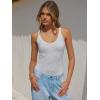 image:imageANRABESS V Neck Tank Tops for Women Ribbed Knit Camisole 2026 Summer Casual Sleeveless Slim Fitted Basic Cami Shirts ClothesLight Gray