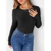 image:imageANRABESS Women Long Sleeve Thermal Shirt Fleece Tops 2026 Fall Winter Crew Neck Casual Base Layer TShirts Warm UndershirtsBlack