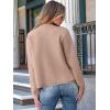 image:imageANRABESS Women Striped Cardigan Sweaters Button Down Cropped Knit Lady Jackets Coat 2025 Fall Outfits Trendy ClothesKhaki