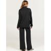 image:imageANRABESS Womens 2 Piece Outfit Sweater Lounge Sets Long Sleeve Knit Pullover Wide Leg Pant Tracksuit Loungewear 2025 Fashion