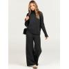 image:imageANRABESS Womens 2 Piece Outfit Sweater Lounge Sets Long Sleeve Knit Pullover Wide Leg Pant Tracksuit Loungewear 2025 Fashion