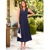 image:imageANRABESS Womens Casual Dress Summer Sleeveless V Neck Sundress Aline Flowy Beach Maxi Dresses Travel 2026 Vacation OutfitsNavy Blue
