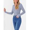 image:imageANRABESS Womens Long Sleeve Shirts V Neck Ribbed Knit Slim Fit Lightweight Sweater 2025 Fall Dressy Casual Travel Work TopsBlue