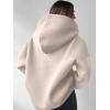 image:imageANRABESS Womens Oversized Hoodies V Neck Sweatshirts Fleece Long Sleeve Pullover Y2K Clothes 2025 Fall Trendy OutfitsBeige