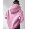 image:imageANRABESS Womens Oversized Hoodies V Neck Sweatshirts Fleece Long Sleeve Pullover Y2K Clothes 2025 Fall Trendy OutfitsBright Pink