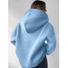 image:imageANRABESS Womens Oversized Hoodies V Neck Sweatshirts Fleece Long Sleeve Pullover Y2K Clothes 2025 Fall Trendy OutfitsLight Blue