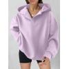 image:imageANRABESS Womens Oversized Hoodies V Neck Sweatshirts Fleece Long Sleeve Pullover Y2K Clothes 2025 Fall Trendy OutfitsLight Purple