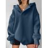 image:imageANRABESS Womens Oversized Hoodies V Neck Sweatshirts Fleece Long Sleeve Pullover Y2K Clothes 2025 Fall Trendy OutfitsNavy Blue