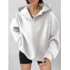 image:imageANRABESS Womens Oversized Hoodies V Neck Sweatshirts Fleece Long Sleeve Pullover Y2K Clothes 2025 Fall Trendy OutfitsWhite