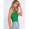 image:imageANRABESS Womens Sleeveless Square Neck Tank Tops Summer Racerback Workout Top Ribbed Knit Slim Fit Basic 2026 Casual ClothesGreen