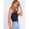 image:imageANRABESS Womens Sleeveless Square Neck Tank Tops Summer Racerback Workout Top Ribbed Knit Slim Fit Basic 2026 Casual ClothesNavy Blue