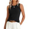 image:imageANRABESS Womens Wool Blend Tank Tops Sweaters Sleeveless Soft Fitted Business Casual Sweater Shirts 2026 Summer ClothesBlack